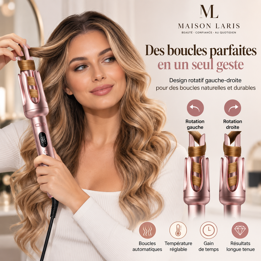 ✨ Boucleur Automatique LARIS – Des Boucles Parfaites en un Geste 💫