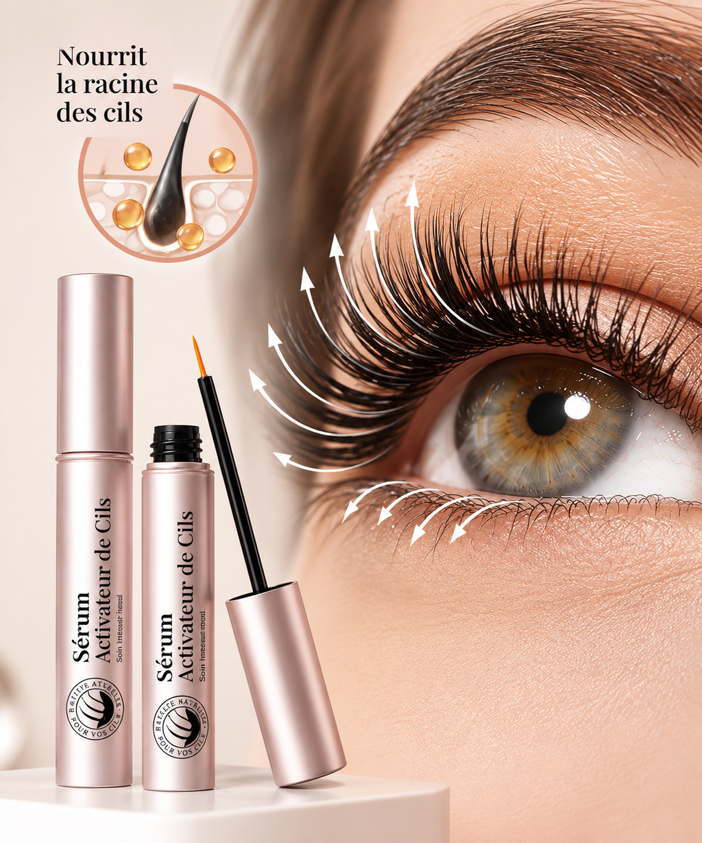 👁️ Sérum Soin des Cils LARIS – Nourrissant & Fortifiant ✨